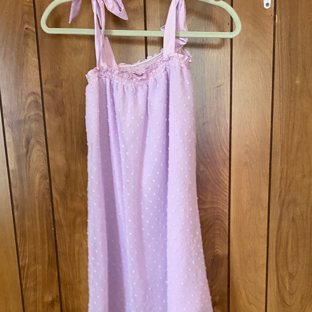 SHEIN Lavender Ruffled Top - Picture 4 of 4